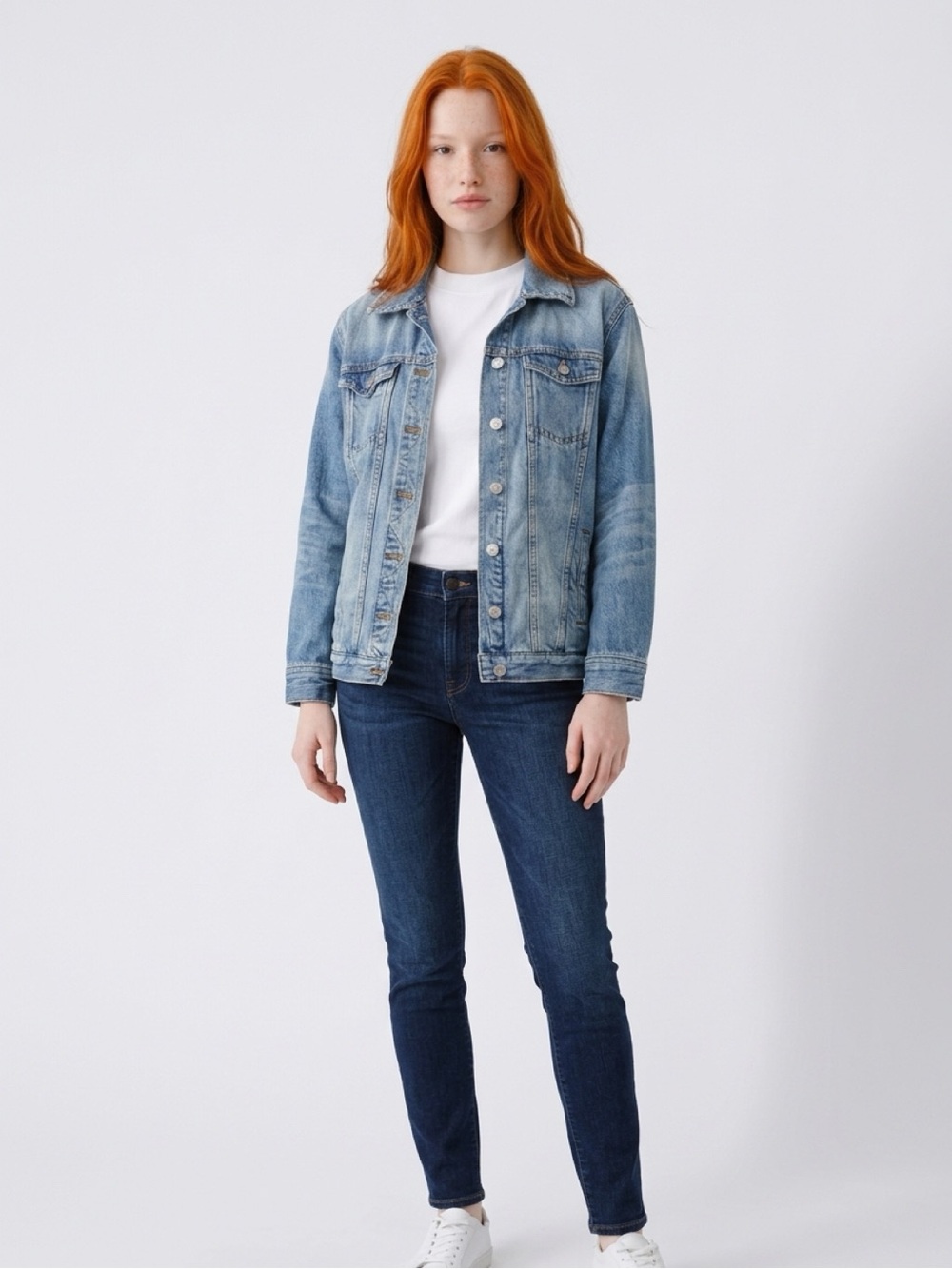 Madewell Light Blue Washed Denim Jacket